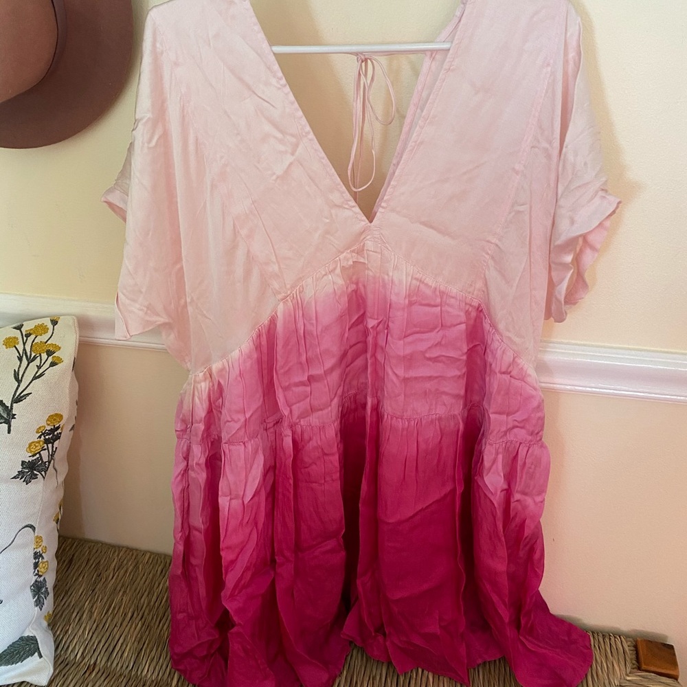 Brand new free people satin mini dress/tunic